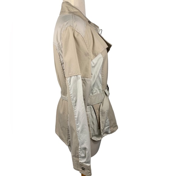 Daughters of the Liberation Utility Jacket Size 10 EUC Tan Cotton Multi … - Picture 2 of 16